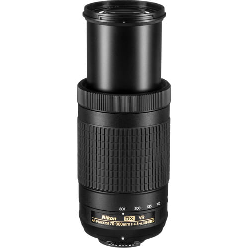 Lente Nikon AF-P DX NIKKOR 70-300 mm f/4.5-6.3G ED VR