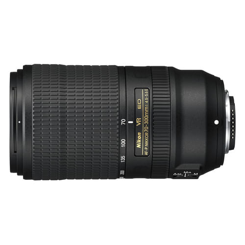 Lente Nikon AF-P NIKKOR 70-300 mm f/4.5-5.6E ED VR