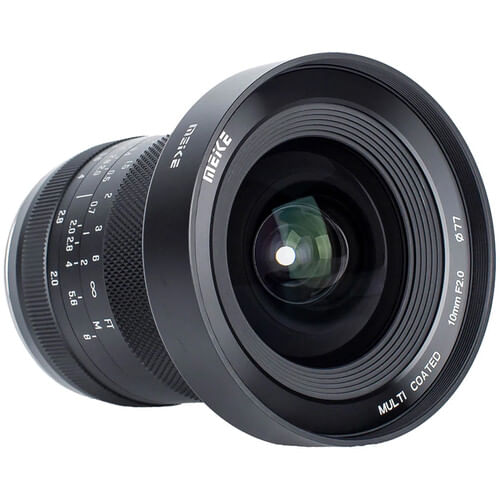 Meike 10 mm f/2 aps-c lente de enfoque manual para Canon RF