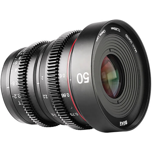 Meike 50 mm T2.2 Manual Focus Cinema Lens (Fujifilm X Mount)