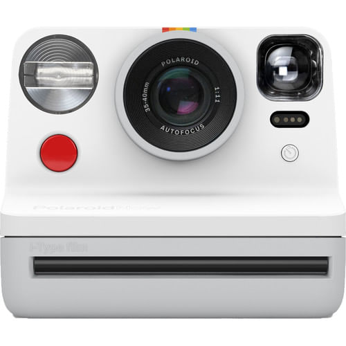 Polaroid ahora cámara de película instantánea (blanco)