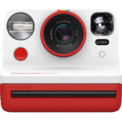 Polaroid ahora cámara de película instantánea (rojo)