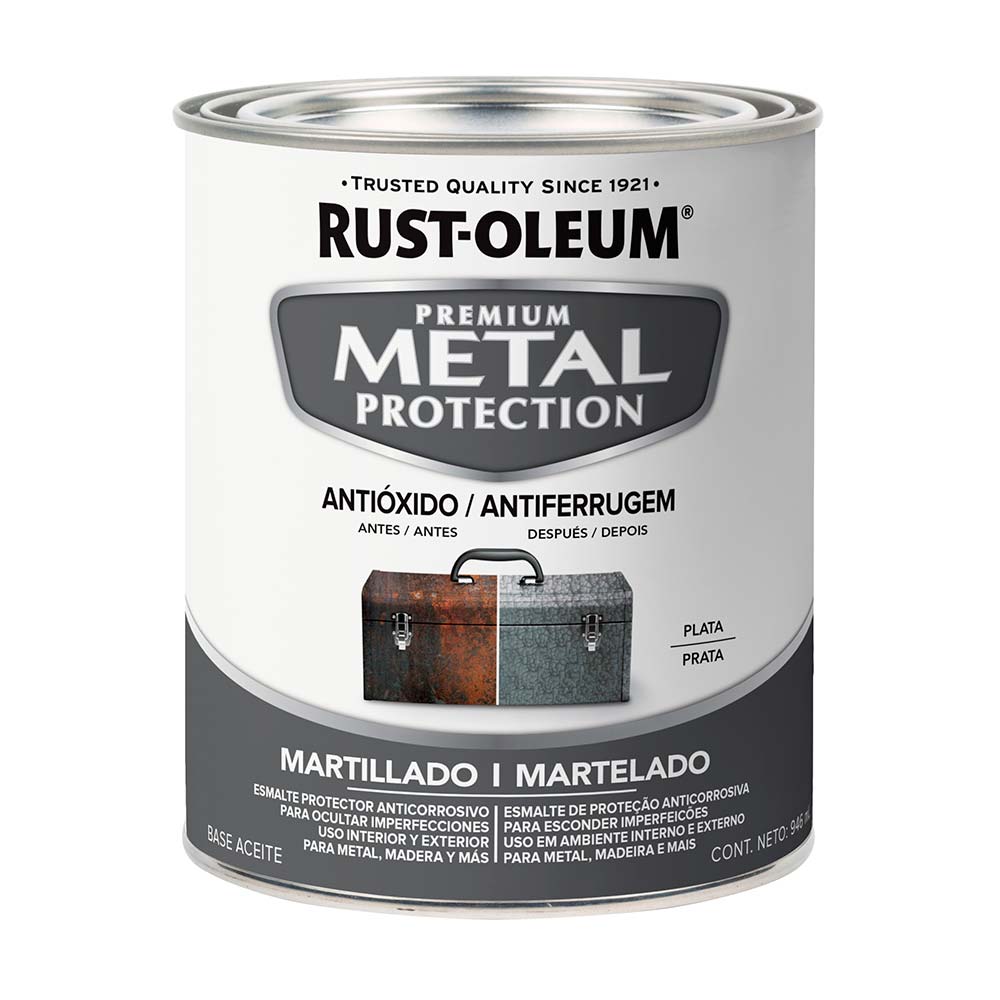 Metal protection Plata martillado 0,946 Lts