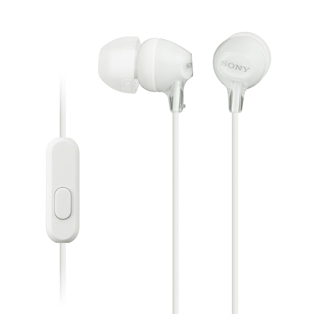 Audífonos in ear micrófono MDR-EX15AP Blanco