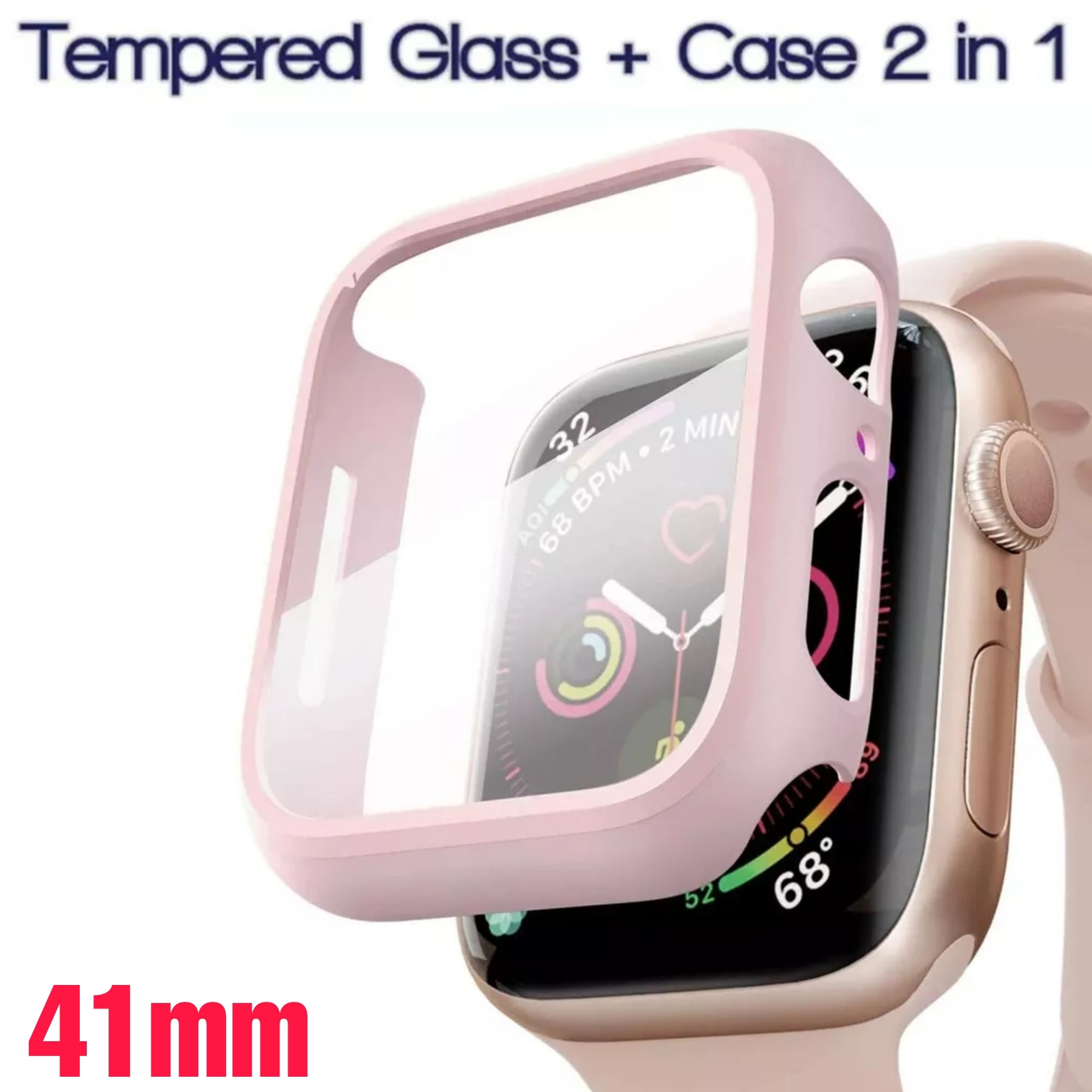 Case Apple Watch 41mm serie 7 y serie 8 - ROSA