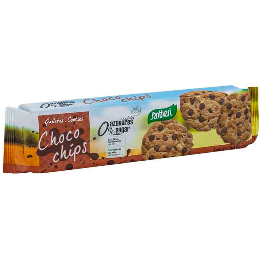 Galletas SANTIVERI Choco Chips Bolsa 185g