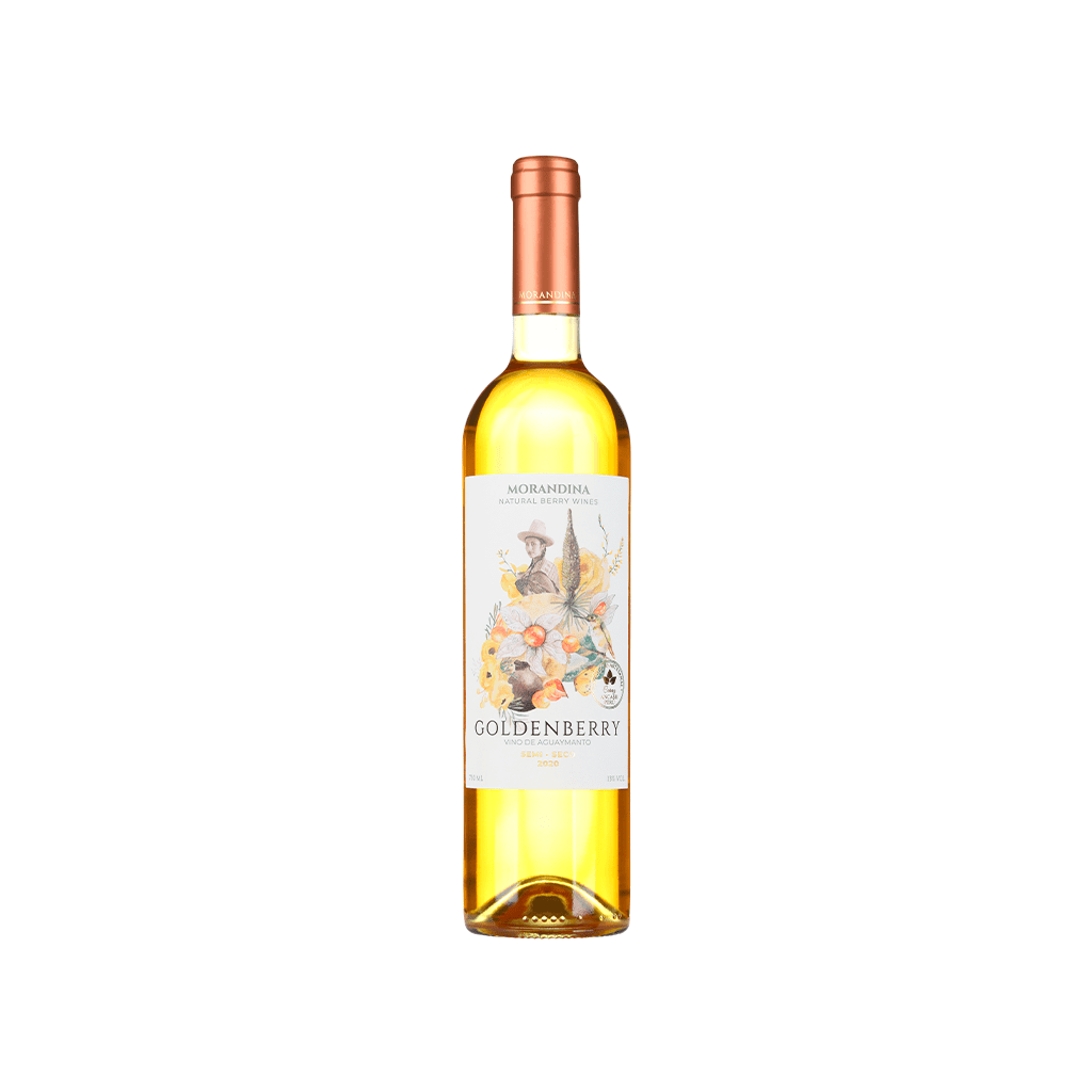 Goldenberry Vino Tinto de Aguaymanto Semi Seco Bot 750 ml