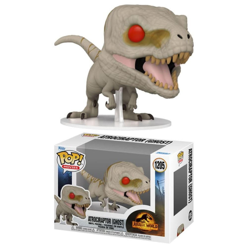 Funko Pop! Movies: Jurassic World Dominion: Atrociraptor (Ghost)