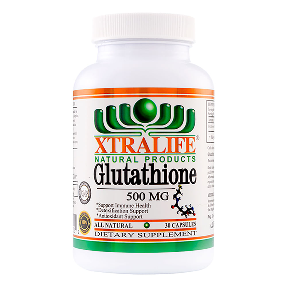 Glutatión - Xtralife Natural Products - 30 Cápsulas