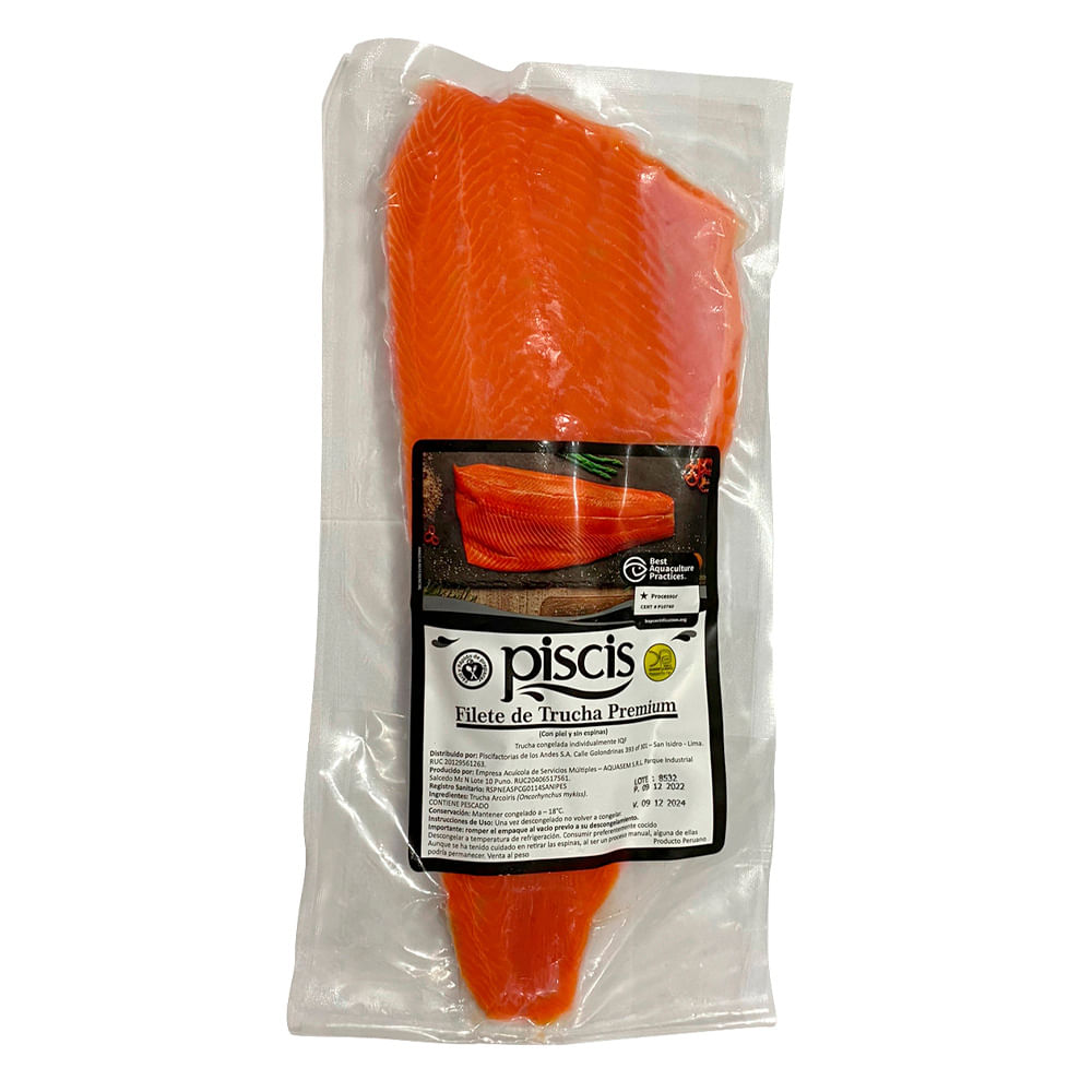 Filete de Trucha Premium Congelado PISCIS