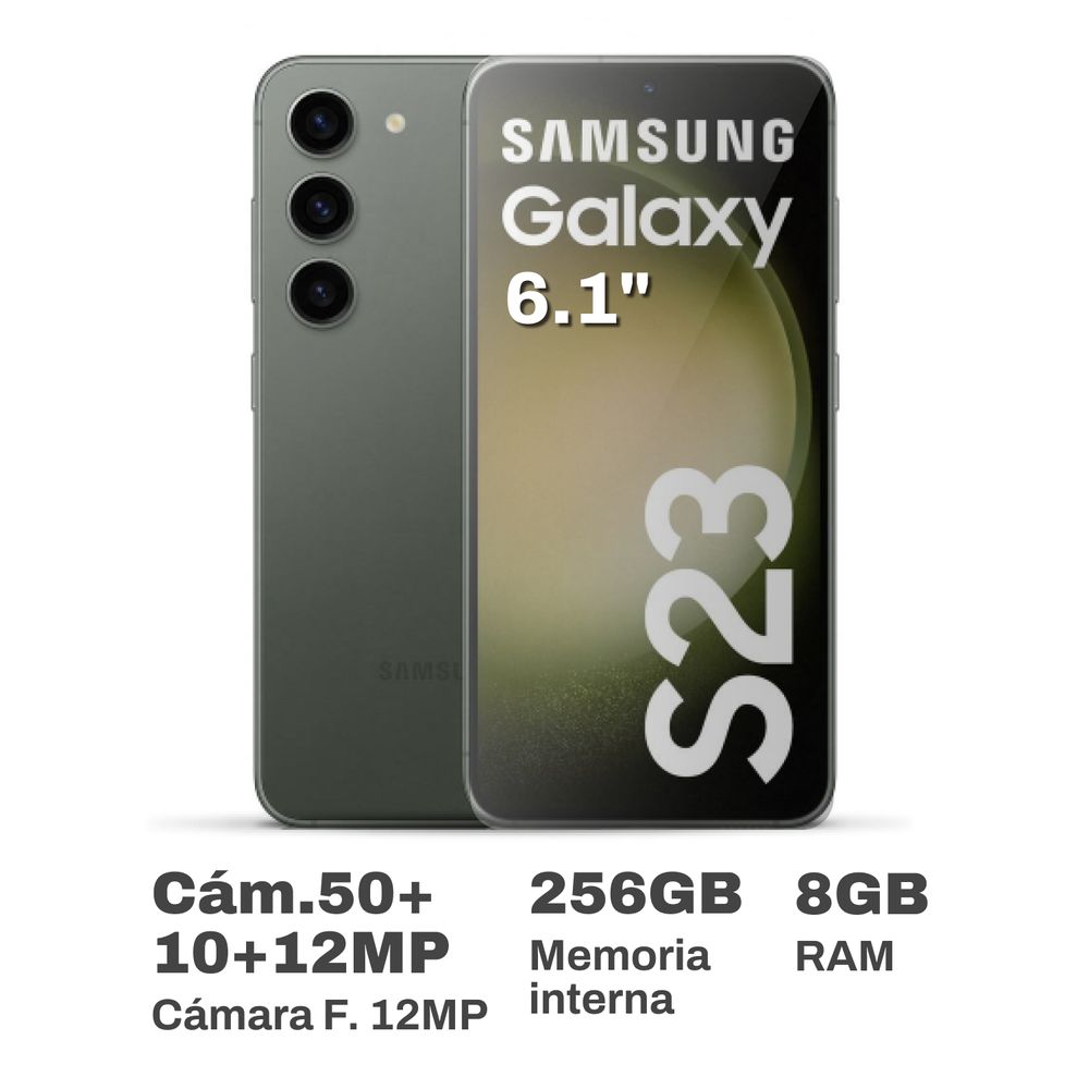 Celular Samsung Galaxy S23 6.1" 8GB RAM 256GB Green