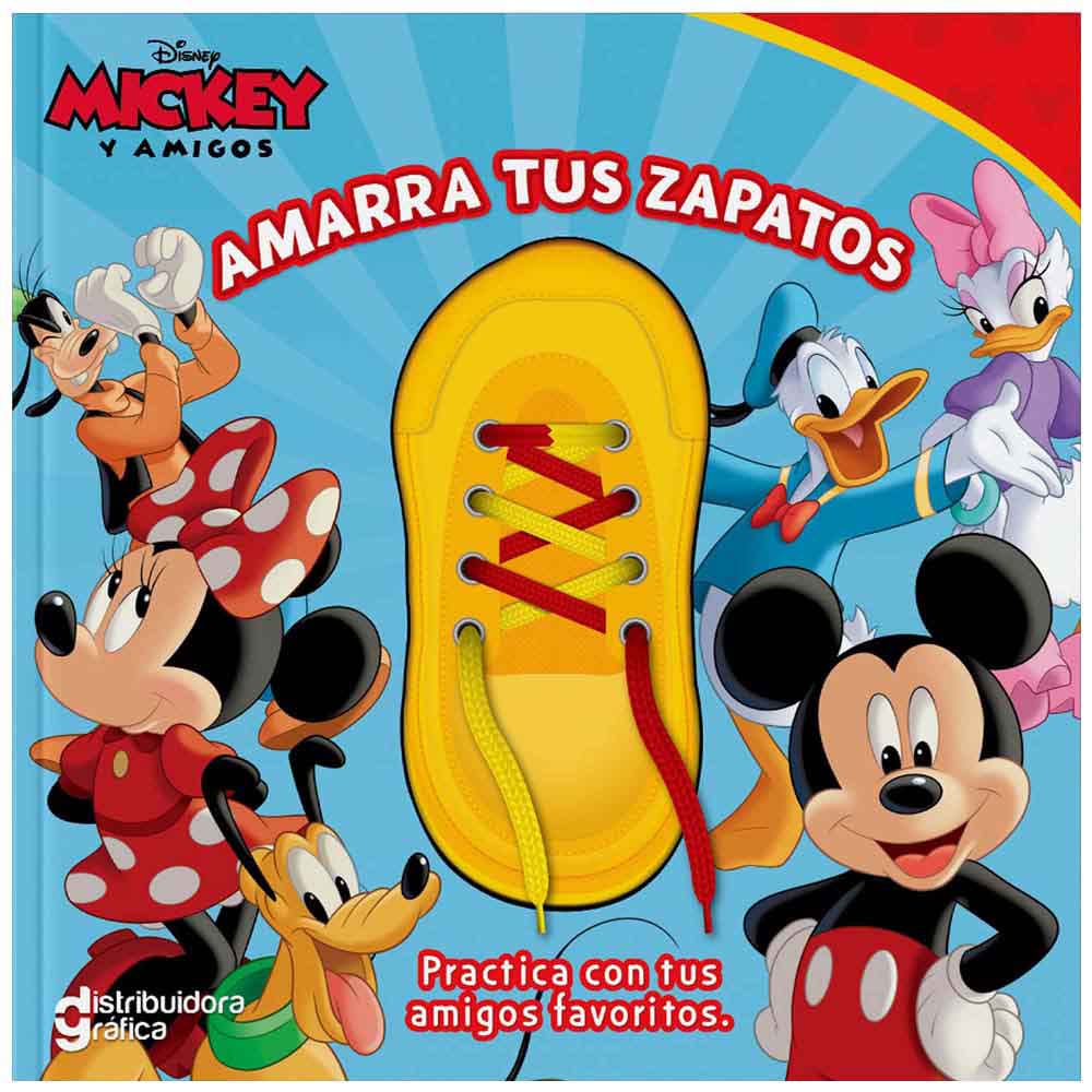 Libro Infantil DGNOTTAS Amarra tus Zapatos con Mickey
