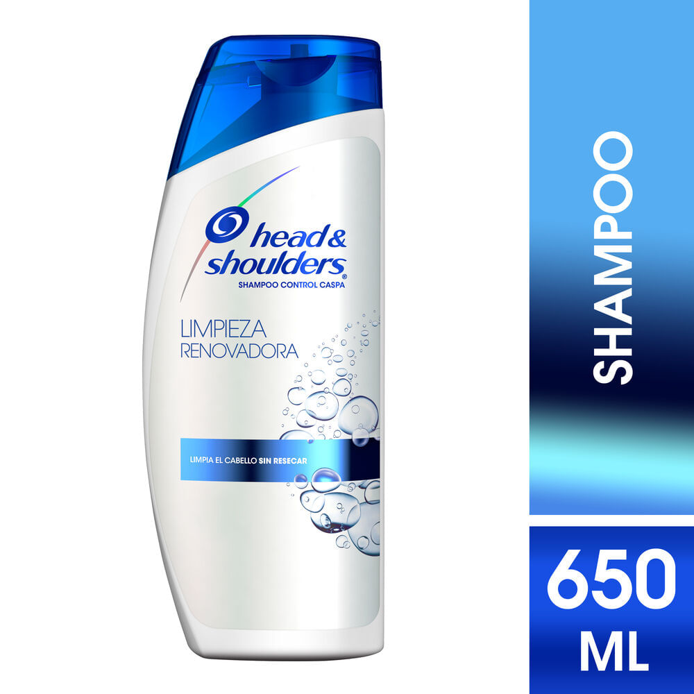 Shampoo HEAD & SHOULDERS Limpieza Renovadora Control Caspa Frasco 650ml