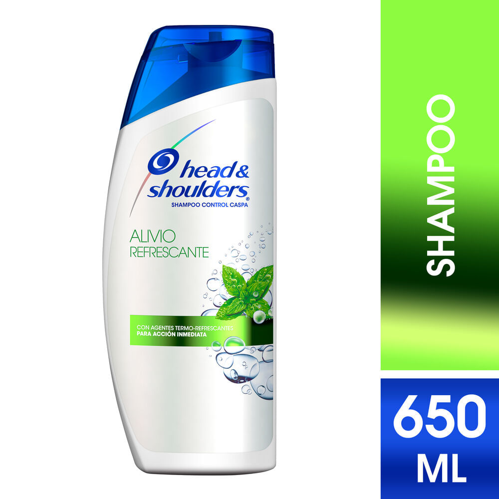 Shampoo HEAD & SHOULDERS Alivio Refrescante Control Caspa Frasco 650ml