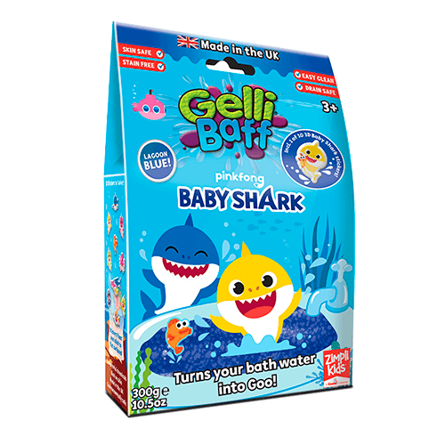 Baby Shark Gelli Baff Azul - 300gr  - Zimpli Kids