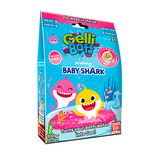 Baby Shark Gelli Baff Rosado - 300gr  - Zimpli Kids
