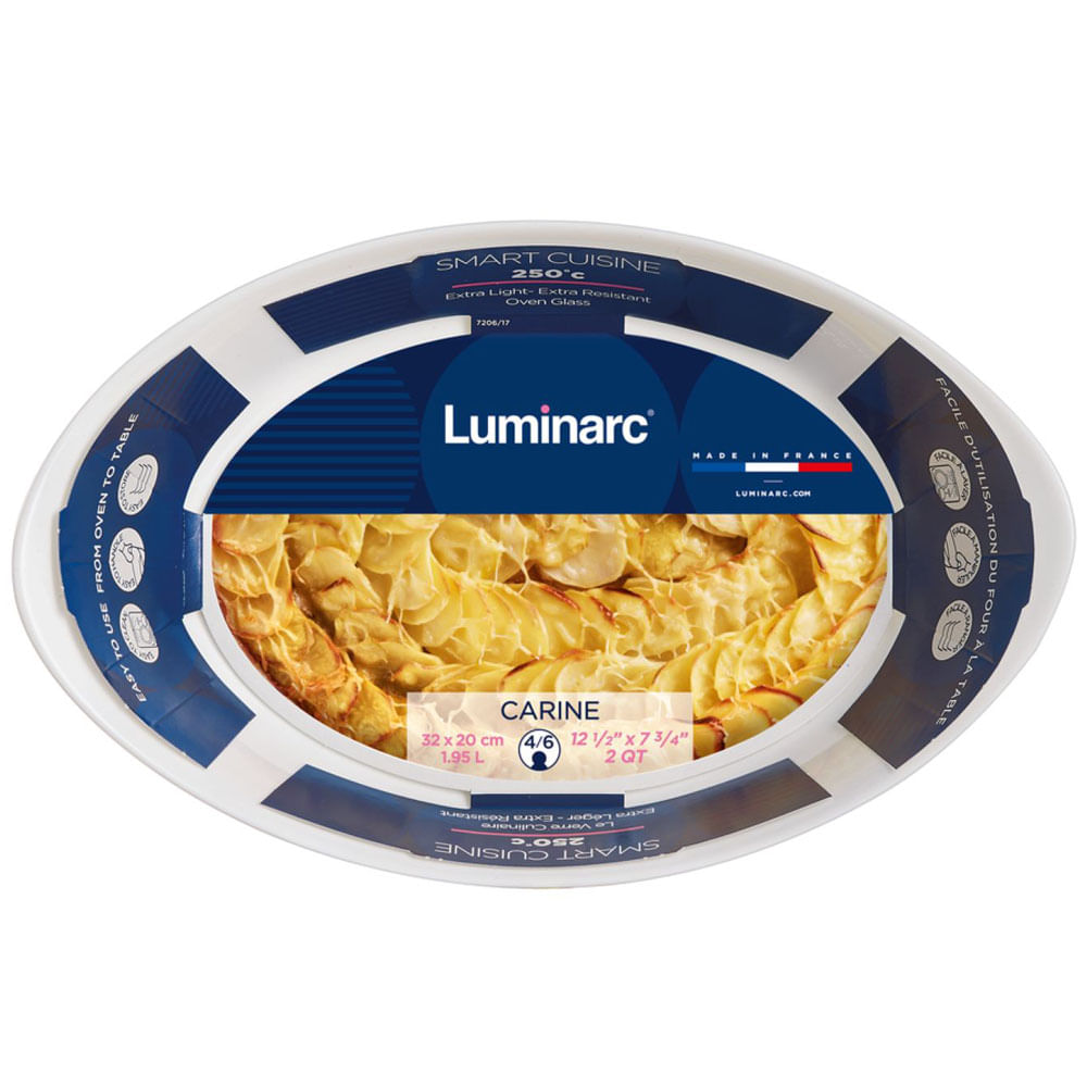 Fuente Oval para Horno LUMINARC 32x20cm Smart Cuisine