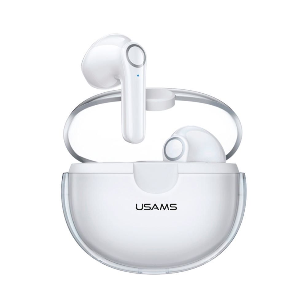 Audífono Usams Earbuds Touch BU12 TWS Bluetooth 5.1 Blanco