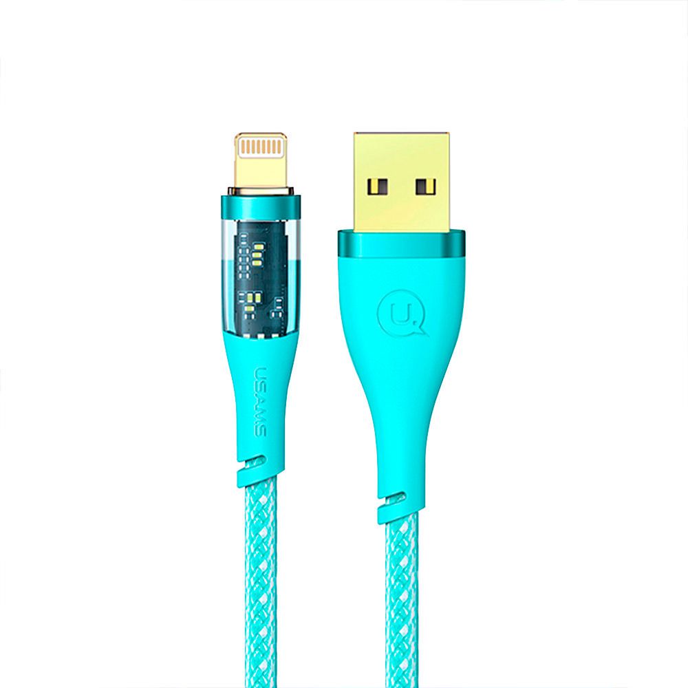 Cable Usams US-SJ571 ICY USB para iPhone Menta