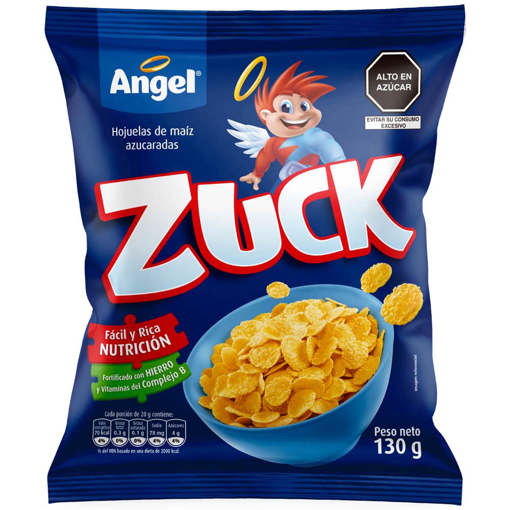 Cereal ÁNGEL Zuck Bolsa 130g