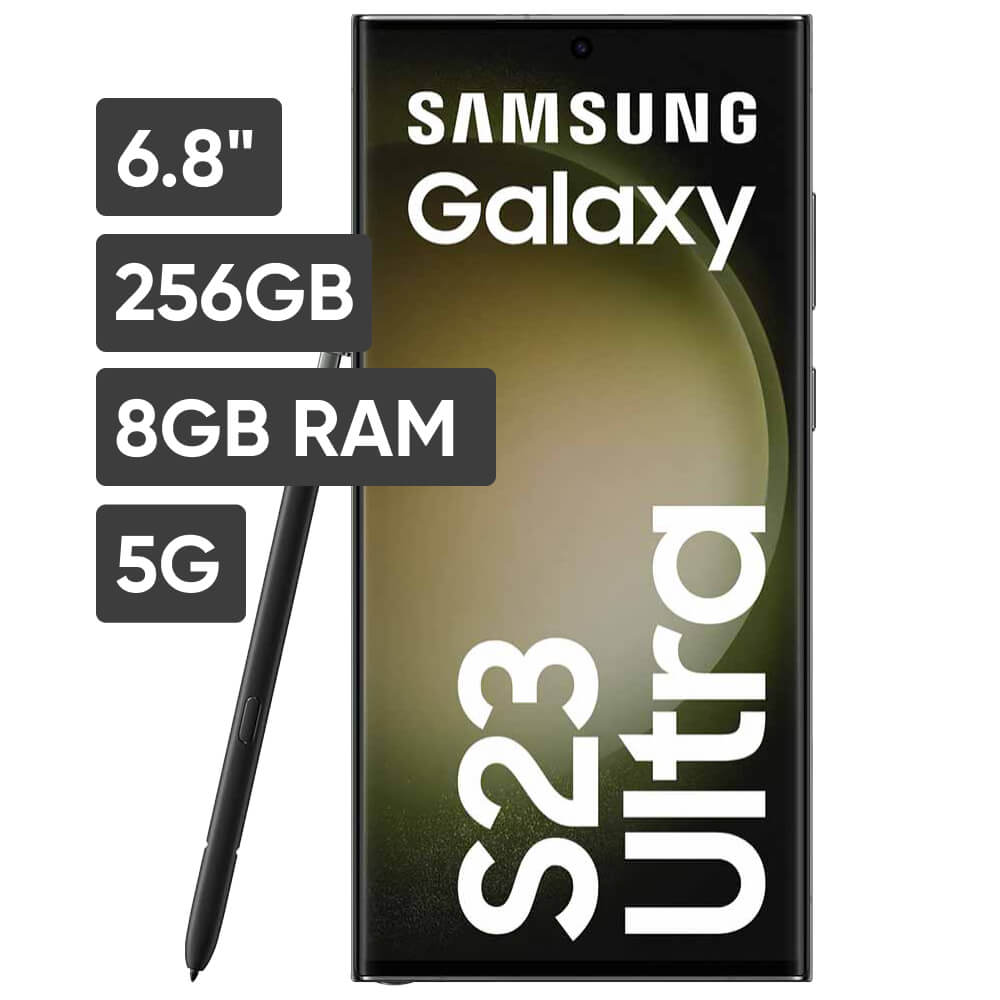 Smartphone SAMSUNG Galaxy S23 Ultra 6.8" 8GB 256GB 200MP + 10MP + 12MP + 10MP Green