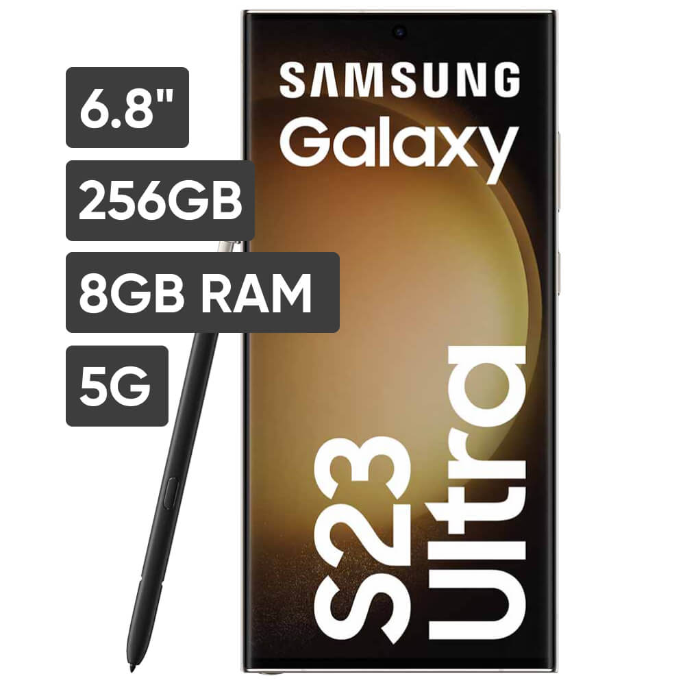 Smartphone SAMSUNG Galaxy S23 Ultra 6.8" 8GB 256GB 200MP + 10MP + 12MP + 10MP Cream