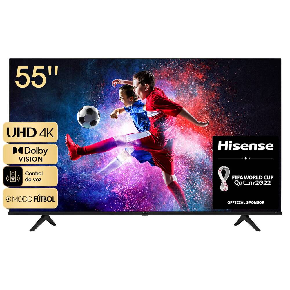 Televisor Hisense Led 55" UHD 4K Smart Tv VIDAA 55A6H