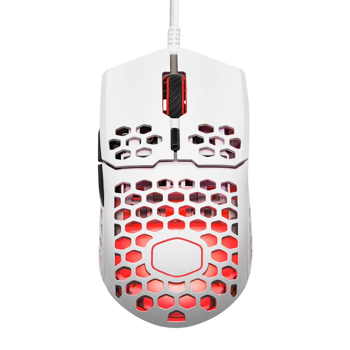 Mouse Gamer Cooler Master M711 Blanco Rgb 16000 Dpi 6 Botones