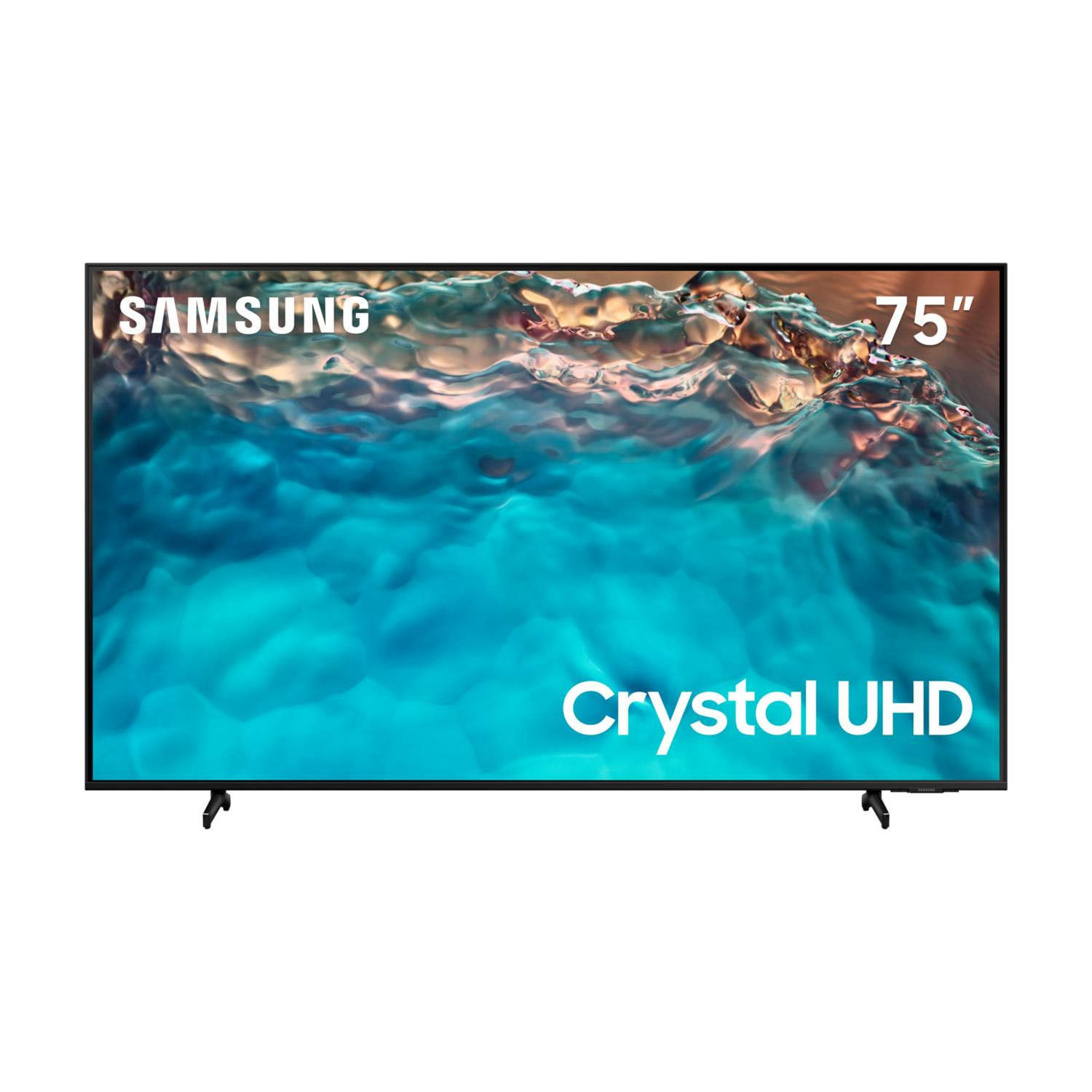 Televisor Samsung Crystal 75" UHD 4K Smart TV UN75BU8000GXPE Negro (2022)