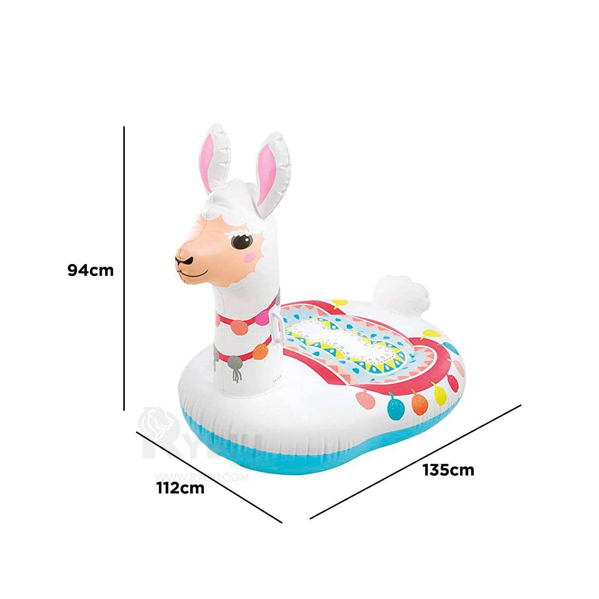 Juego Inflable Llama Montable para Piscina