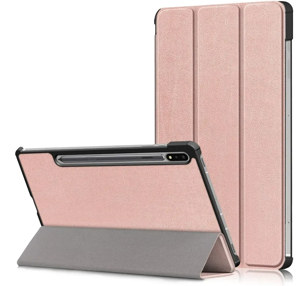 Funda Book Cover Para Tablet Samsung Tab S8 11" SM-X700 Dorado