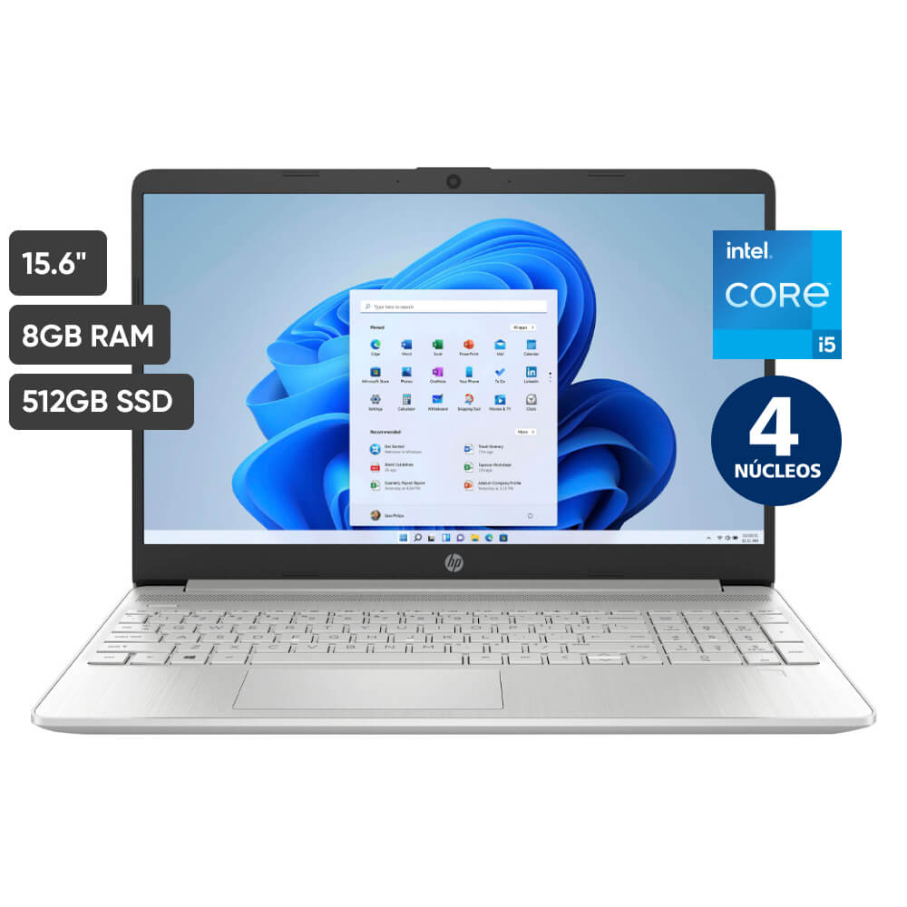 Laptop HP 15-DY2503 15.6'' Intel Core i5 11va generación 8GB 512GB SSD