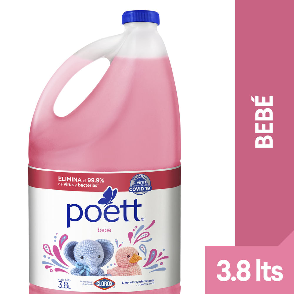 Limpiador POETT Bebé Botella 3.8L