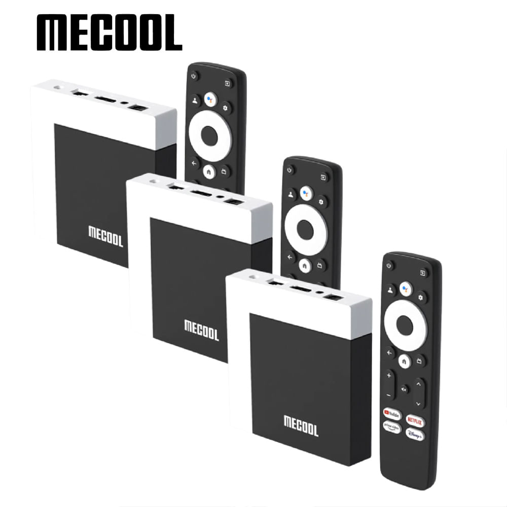 Mecool KM7 Plus con Google TV, Android 11 - Pack Tres Unidades