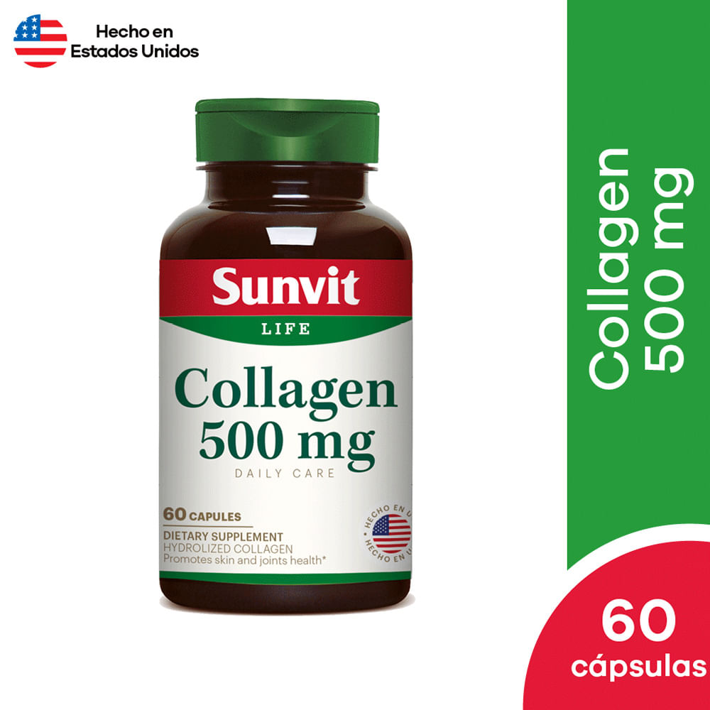 Sunvit Collagen 500mg Cápsula