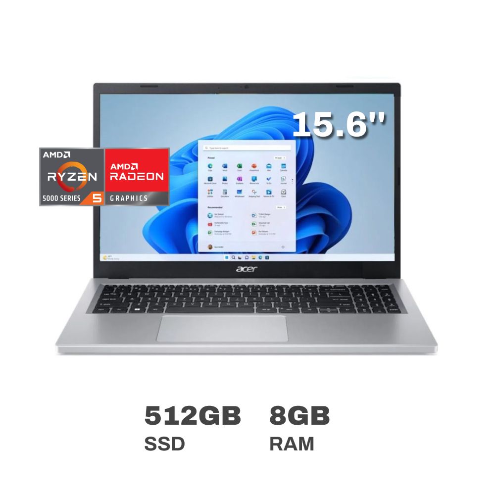 Laptop Acer Aspire A315-24P-R2M5 AMD Ryzen 5 8GB RAM 512GB SSD 15.6"