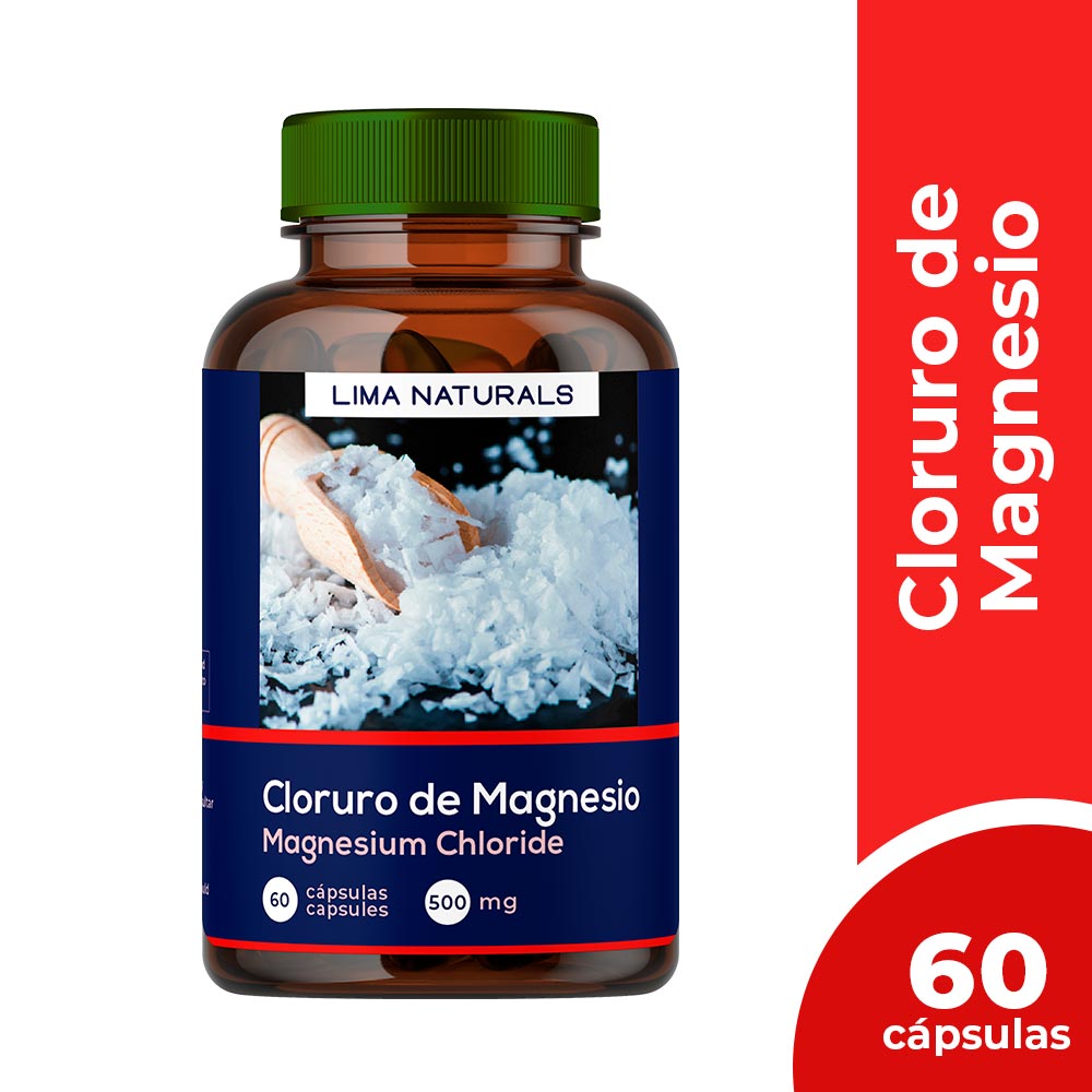 Cloruro de Magnesio 500mg Lima Naturals Cápsulas