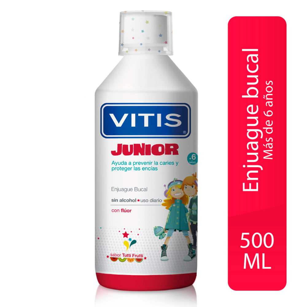 Enjuague Bucal Vitis Junior - Frasco 500 ML