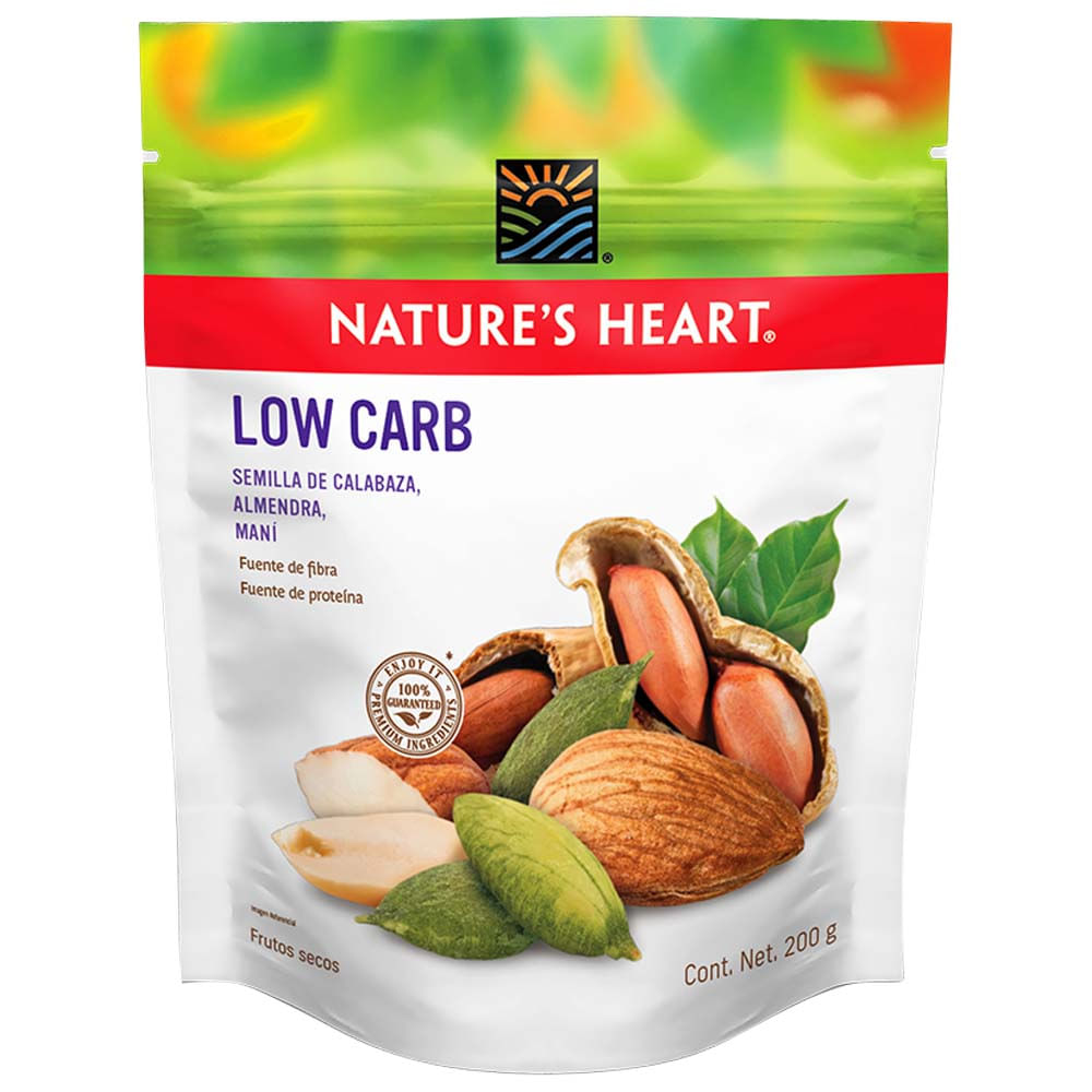 Snack NATURE'S HEART Low Carb Doypack 200g