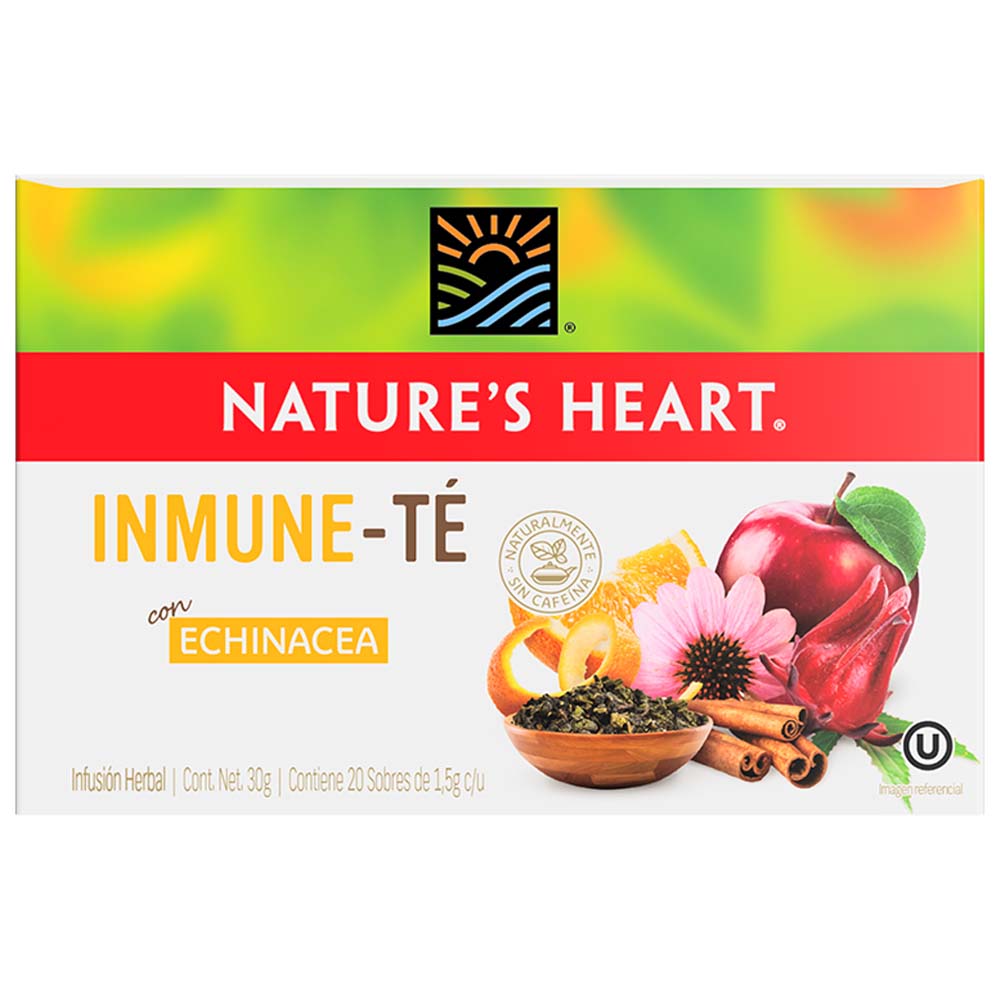 Infusión NATURE'S HEART Te Inmune Caja 20un