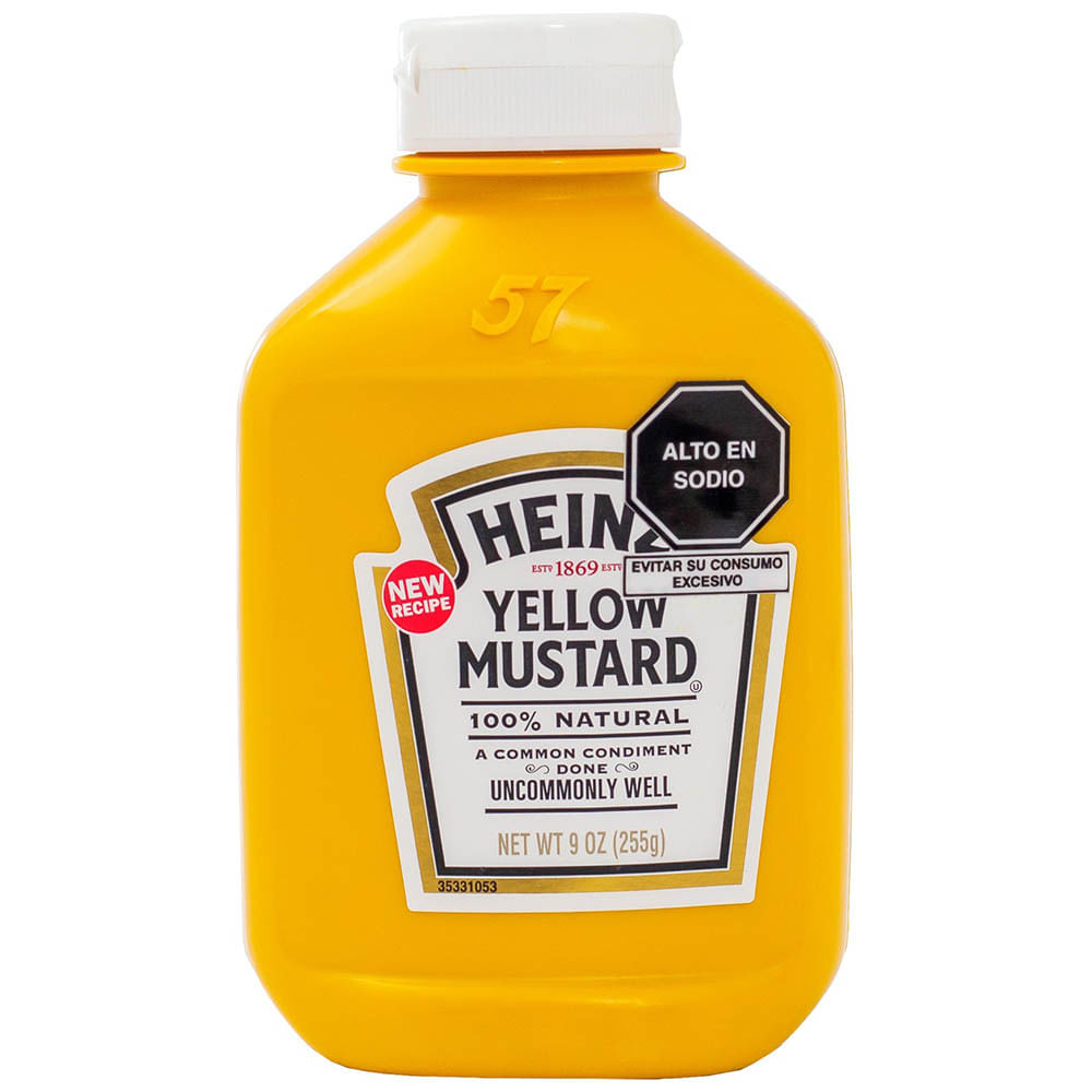 Mostaza HEINZ Frasco 255g