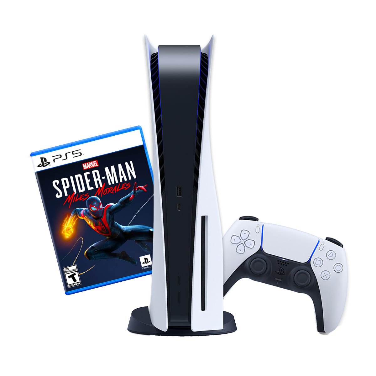 Consola Playstation 5 lector de discos Ps5 + SpiderMan Miles Morales