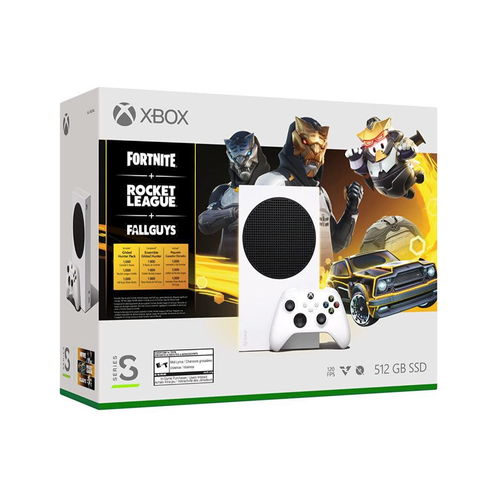 Consola Microsoft Serie S Fornite & Rocket League & Fallguys Xbox Blanco