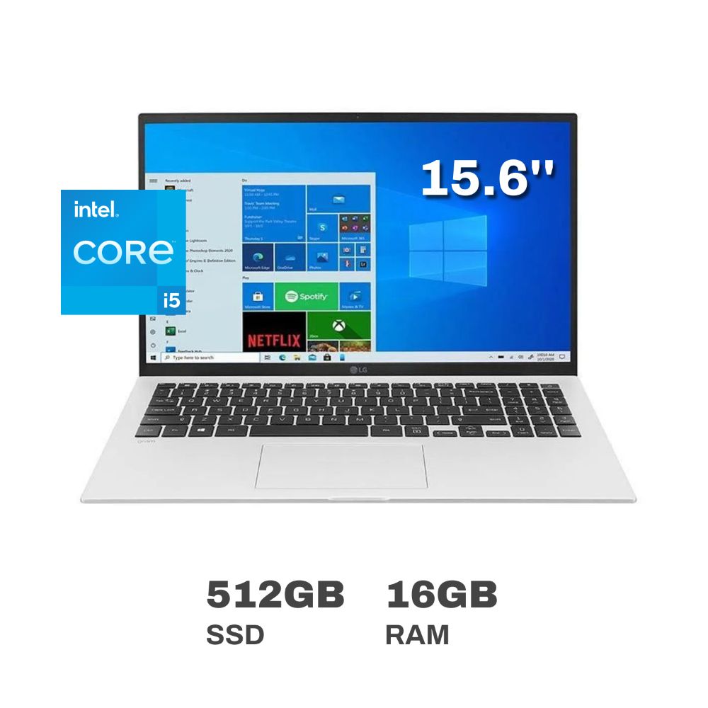Laptop LG Gram 15Z90P-G.AH66B4 Intel Core i5 16GB RAM 512GB SSD 15.6"