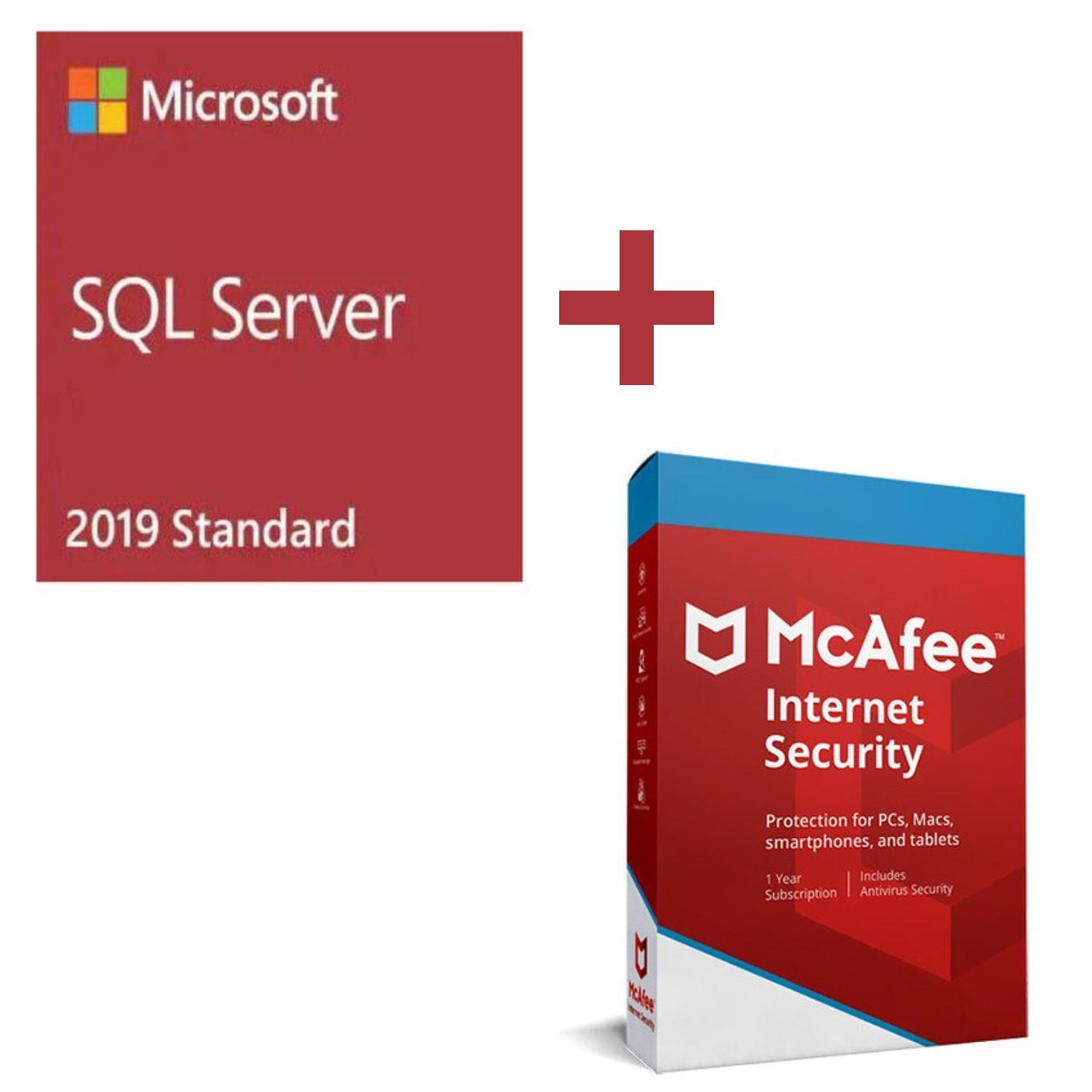 PROMO: Windows SQL Server Standar 2019 + Mcafee Int Sec 5PC (Digital)