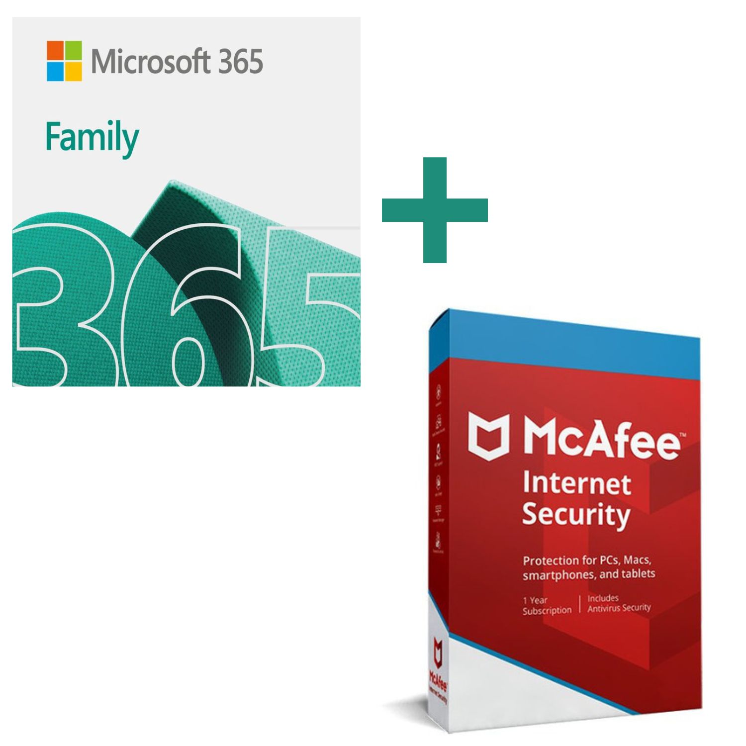 PROMO: Office 365 Family + Mcafee Int Security 5PC (Digital)