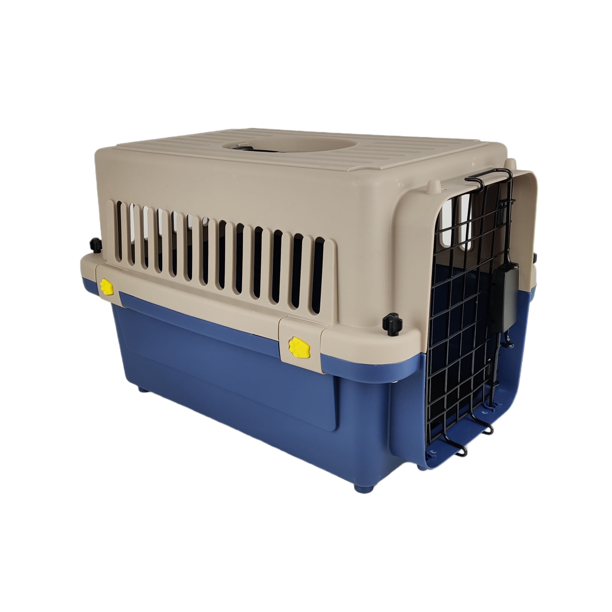 Kennel Canil Transportador de Mascotas L50 - 50cm - Piso Impermeable - Azul