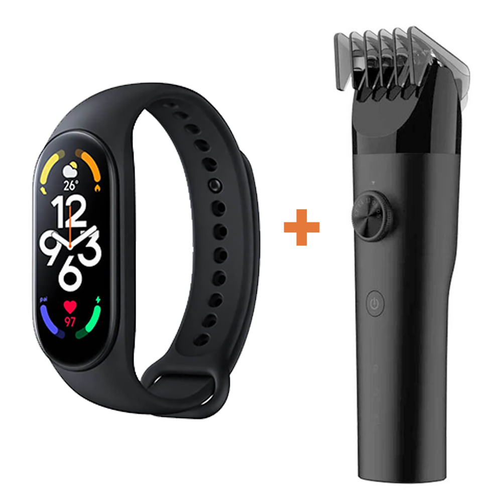 Cortadora de Pelo Xiaomi Mijia Hair Clipper + Reloj Xiaomi Mi Pulsera Smart Band 7