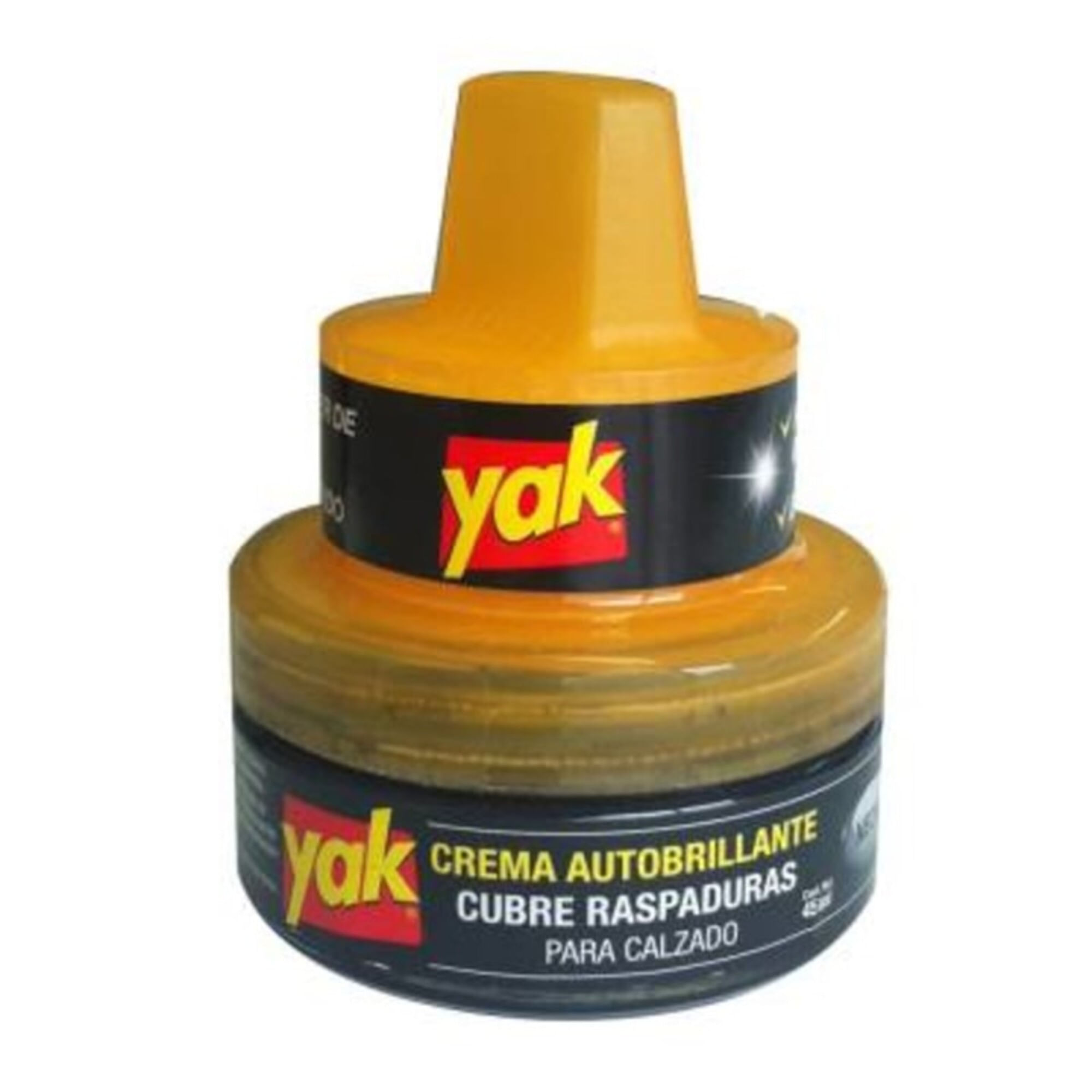 Crema para Calzado Autobrillante YAK Negro Pote 45ml