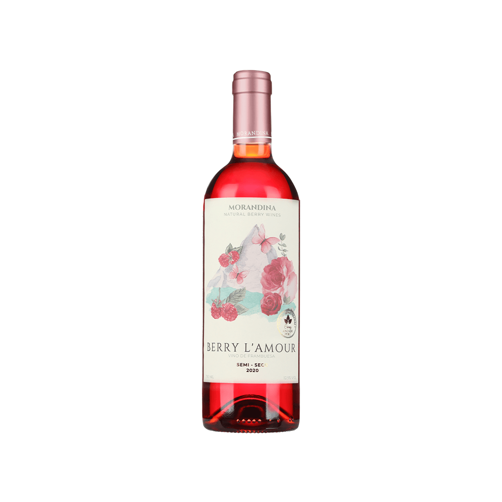 Berry L'Amour - Vino Tinto de Frambuesa Semi Seco Bot 375 ml